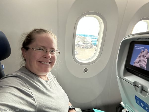 Me about to spend the next 16 or so hours in a plane