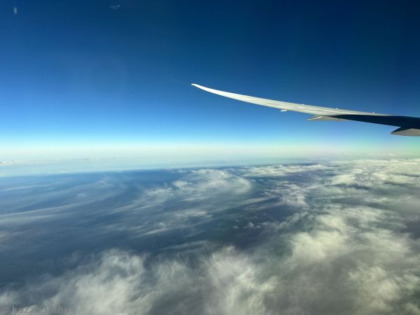 Wispy clouds over Mexico