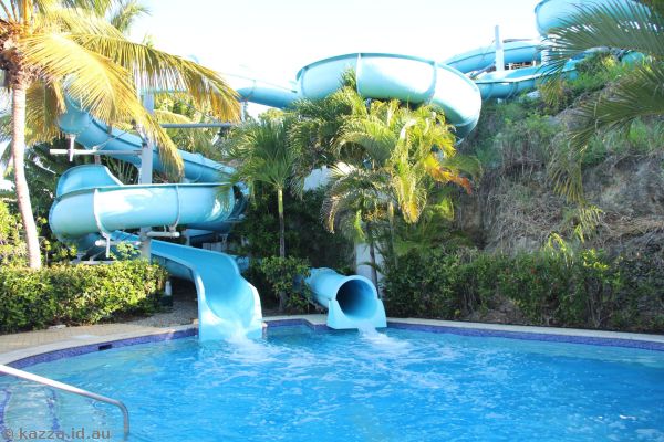 Waterslides at Amber Cove