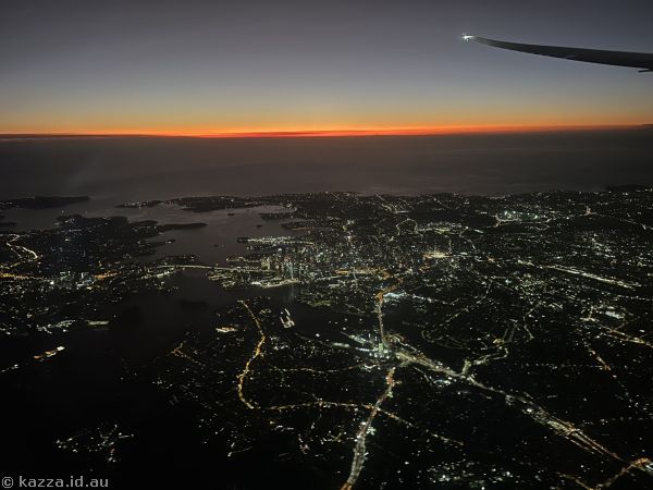 View towards Sydney CBD