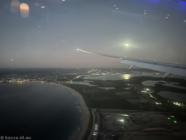 Approach over Kurnell