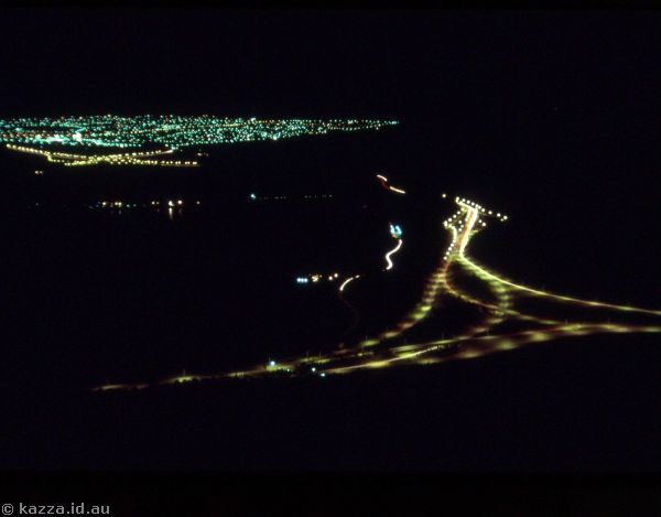 1986 - Glenloch Interchange and southern Canberra from Black Mountain Tower