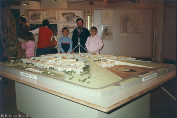 1986 - Model of New Parliament House at National Capital Exhibition