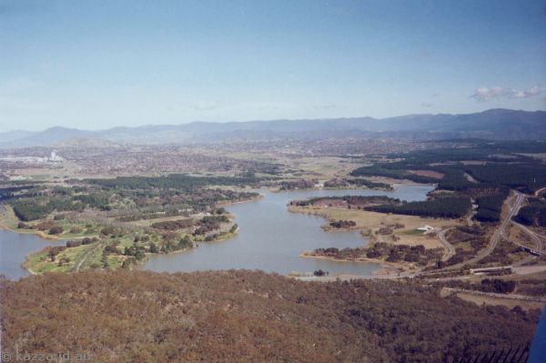 1986 - Mum's photo of the view from Black Mountain Tower