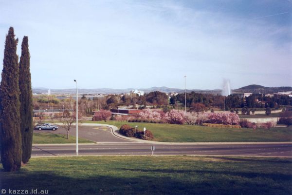 1986 - Looking southeast from City Hill