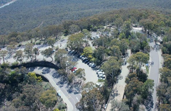 2016 - I couldn't get to the top level of the tower because it was closed, so I couldn't see the fence of the lower level in the foreground