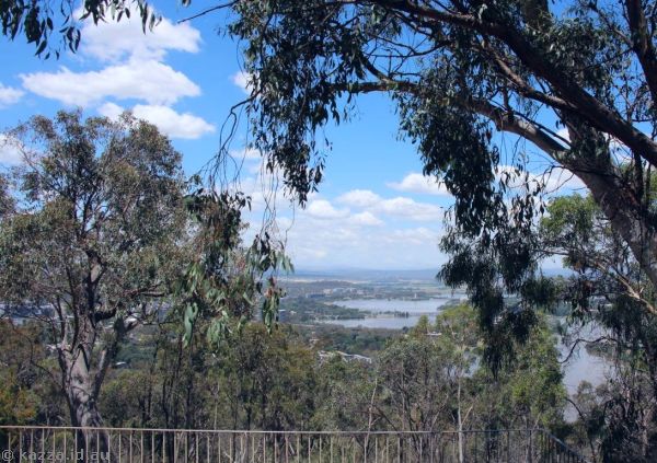 2016 - View of Canberra from lookout on Black Mountain Drive
