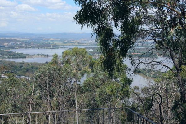 2016 - View of Canberra from lookout on Black Mountain Drive