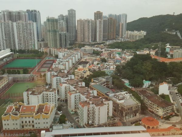 View of Taipa from our room at the Galaxy Hotel, Macau