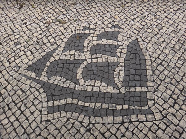 Portuguese pavement of a ship