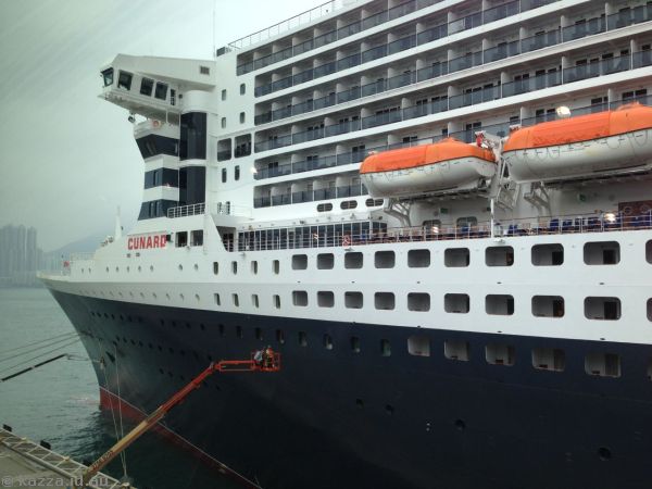 Queen Mary 2 from Kai Tak Cruise Terminal