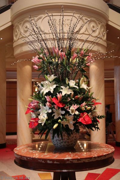 Flowers in the Grand Lobby
