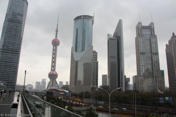 Oriental Pearl Tower and other Shanghai buildings