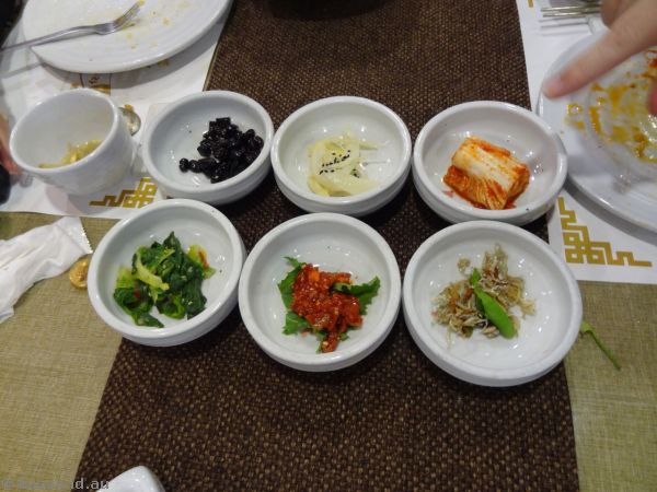 Han Jeongsik traditional lunch at Jinjinbara