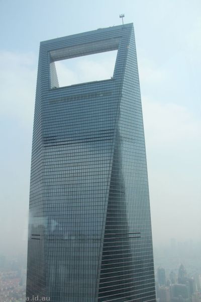 Shanghai World Financial Centre Tower from Jin Mao Tower