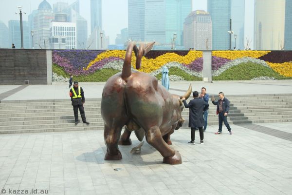 The Bund Bull and Shanghai
