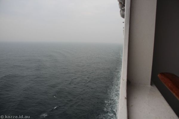 Calm seas in the Taiwan Strait