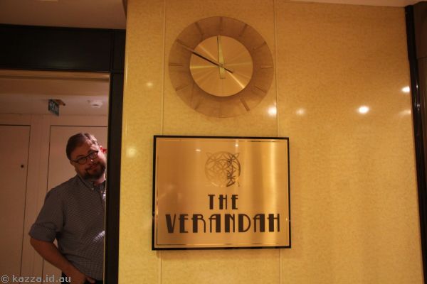 Stu at The Verandah restaurant