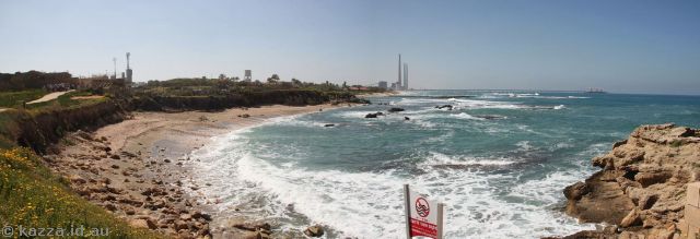 View south from Caesarea by the Sea
