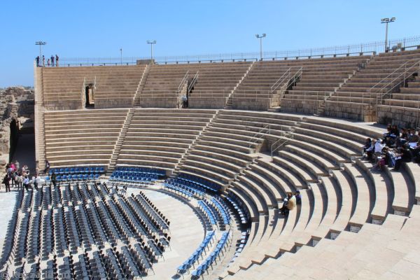 Caesarea Roman Theatre<br/>Photo by Dad