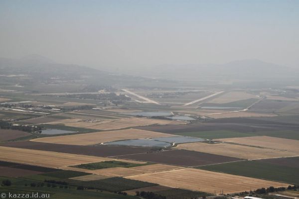 Ramat David Israeli Air Force Base from Mount Carmel