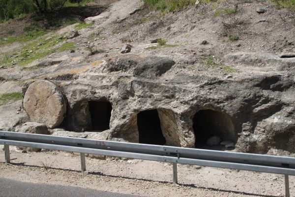 Tombs along Route 6953 near Mishmar HaEmek