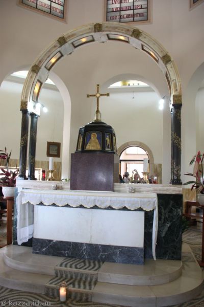 Interior of the Church of the Beatitudes
