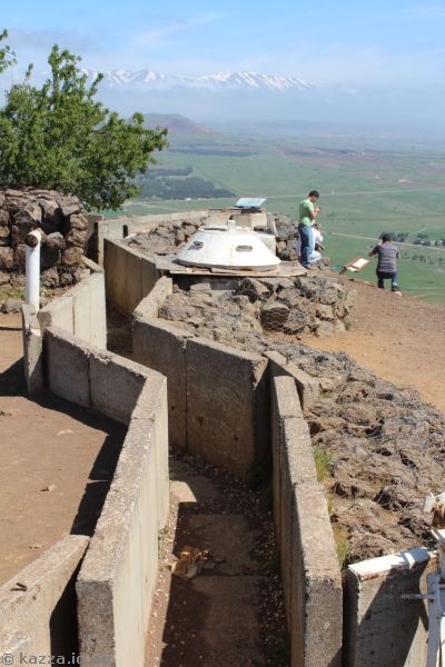 Trenches at Mount Bental<br/>Photo by Dad