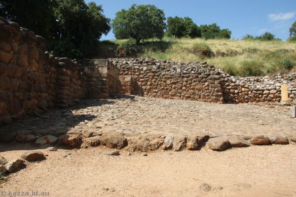 Entrance square at Tel Dan