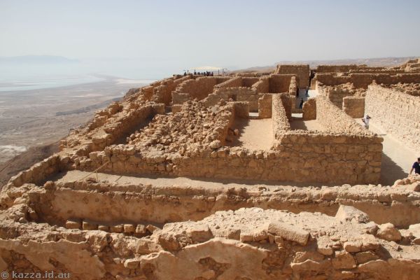 View over the storeroom complex
