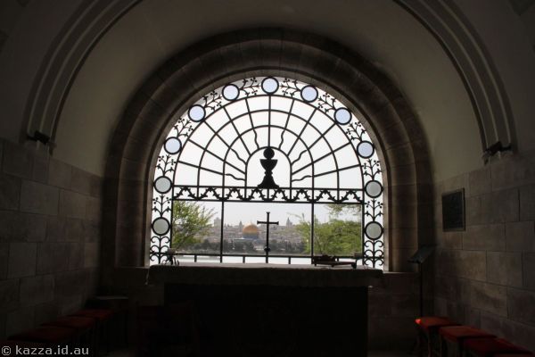 Inside the Dominus Flevit Church