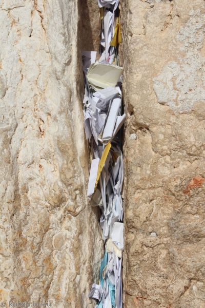 Prayers in the Wailing Wall<br/>Photo by Dad