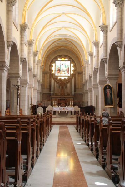 Inside the Church of Saint Catherine