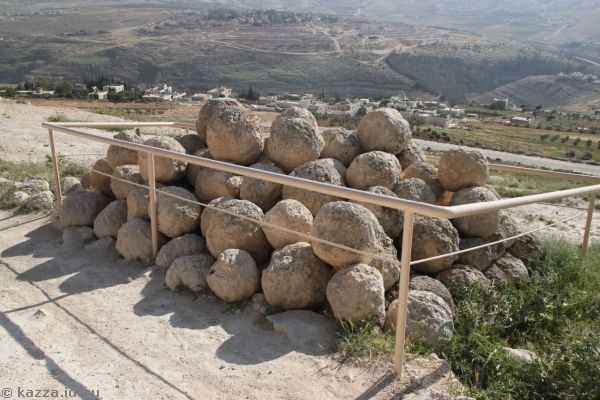Boulders used to roll down the hill onto enemies