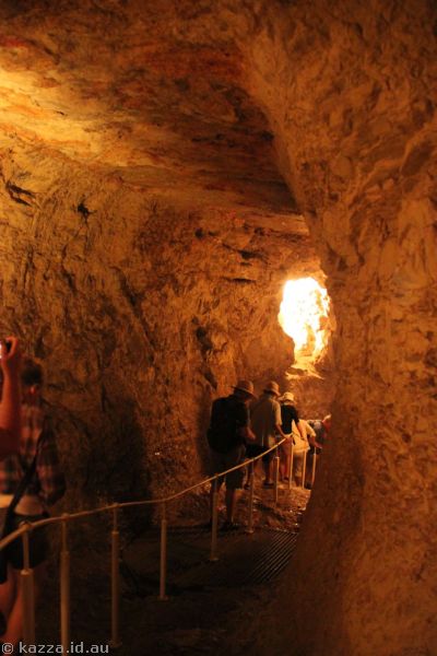 Heading down into Warren's Shaft