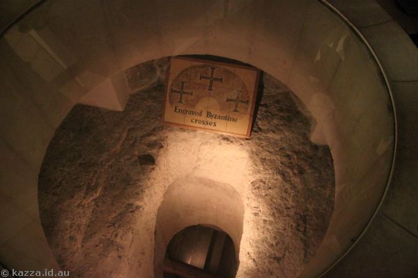 View down to the dungeon