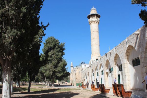 Northern walls of the Temple Mount<br/>Photo by Dad
