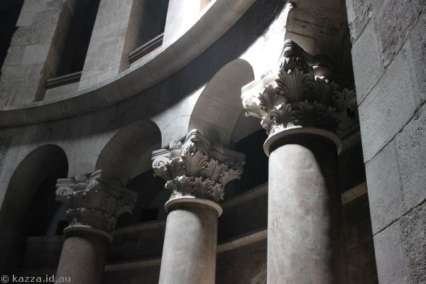 Inside the Church of the Holy Sepulchre