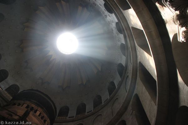 Inside the Church of the Holy Sepulchre