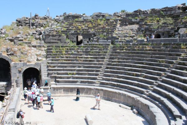Roman theatre at Gadara<br/>Photo by Dad