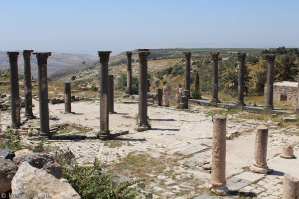 Columns at Gadara<br/>Photo by Dad