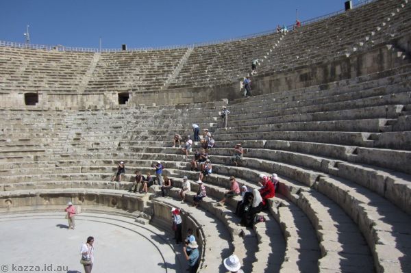Southern Theatre at Jerash<br/>Photo by Mum
