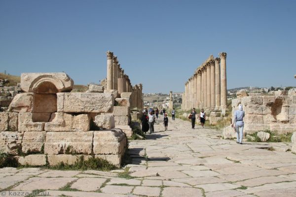View north at the cross roads