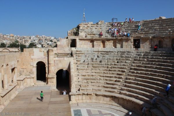 Northern Theatre at Jerash<br/>Photo by Dad