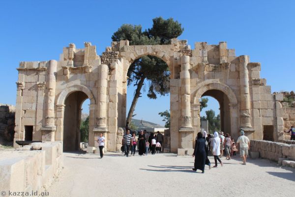 South Gate at Jerash<br/>Photo by Dad