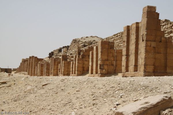 South wall of the complex