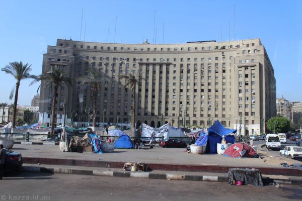 Tahrir Square and Mogamma Al Tahrir<br/>Photo by Dad