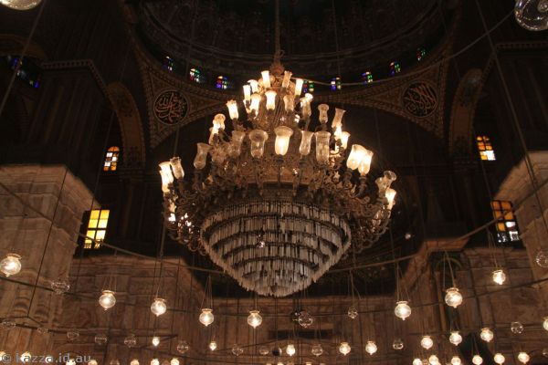 Chandelier in the Mosque of Muhammad Ali