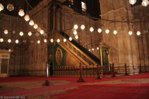 Minbar in the Mosque of Muhammad Ali
