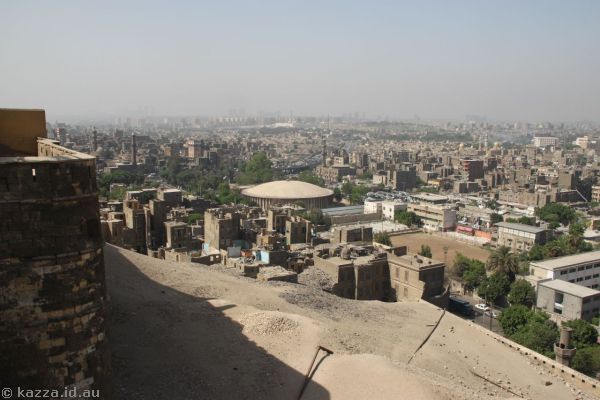 View west from the citadel walls